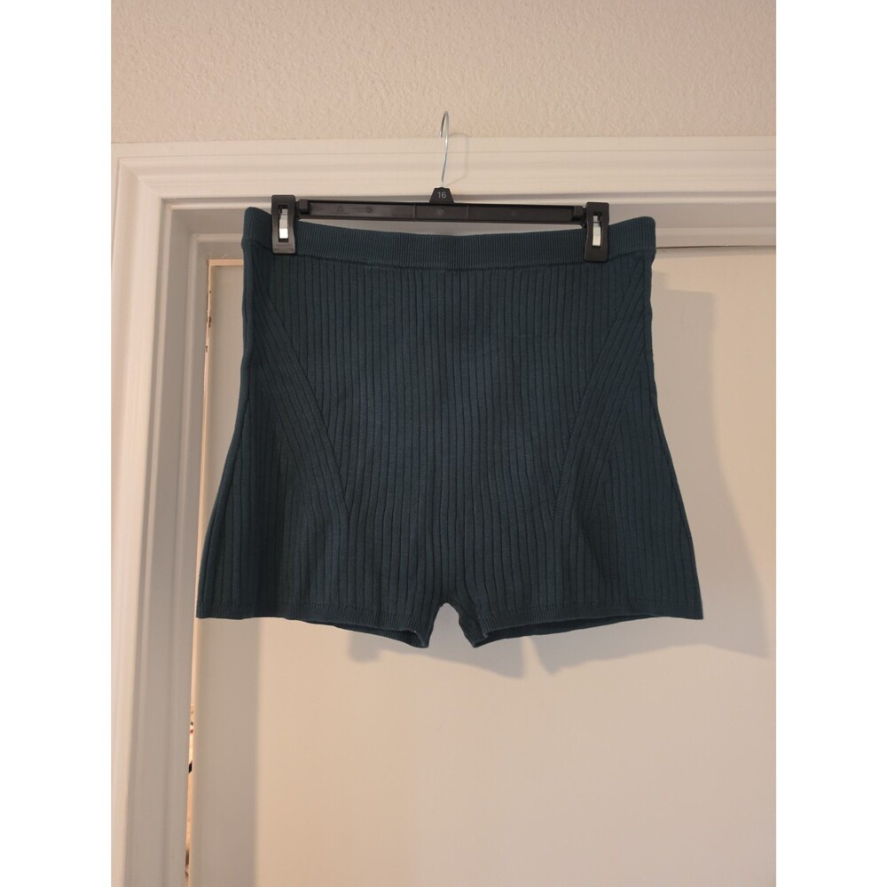 NWT PINK Ribbed Knit Lounge Shorts Sz XL